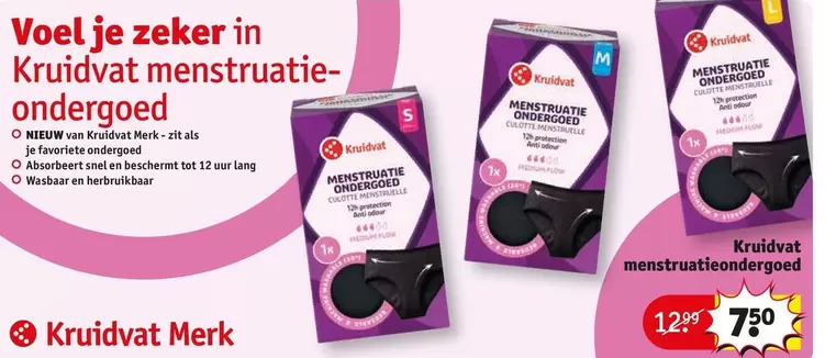 Medium - Kruidvat menstruatieondergoed