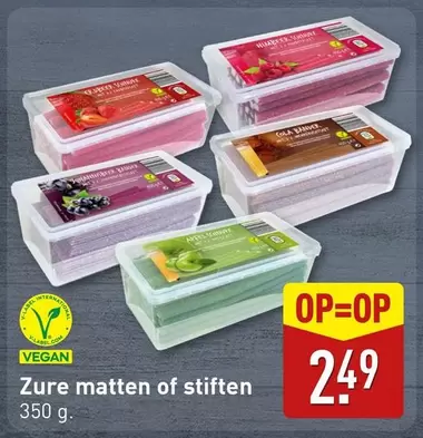 Zure matten of stiften