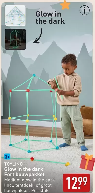 Medium - Glow in the dark Fort bouwpakket