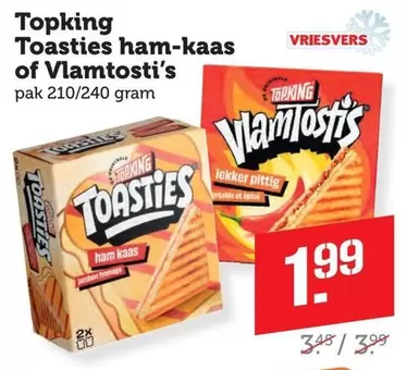 Toasties ham-kaas of Vlamtosti's