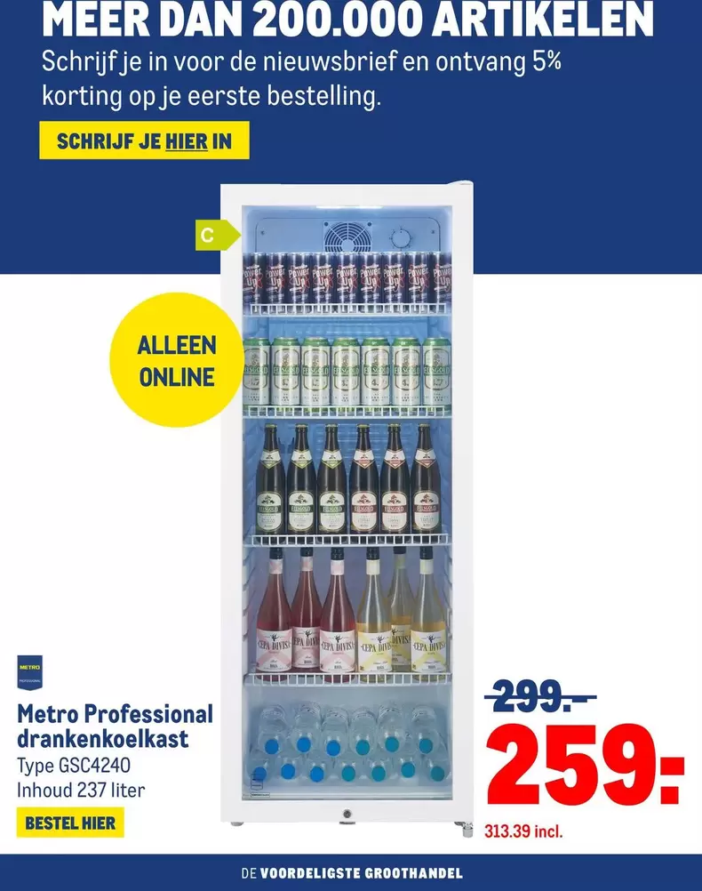 De - Drankenkoelkast