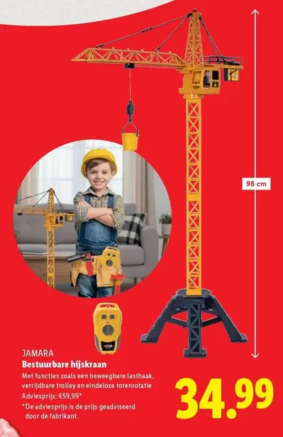 De - Bestuurbare hijskraan