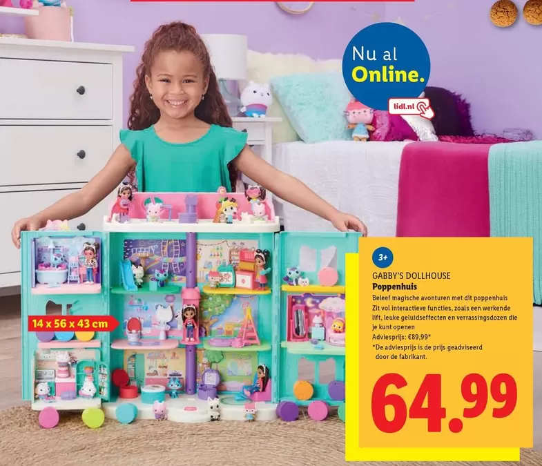 De - GABBY'S DOLLHOUSE Poppenhuis