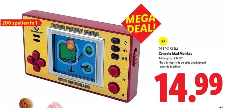 games - RETRO SLIM Console Mad Monkey