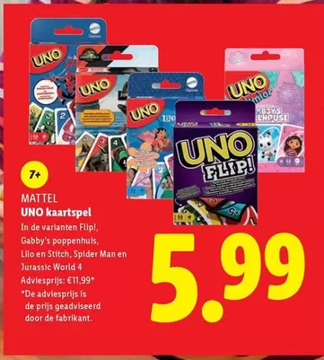 Mattel - UNO kaartspel