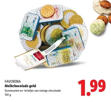 Melkchocolade geld