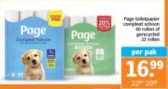 Toiletpapier Compleet Schoon