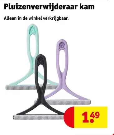 De - Pluizenverwijderaar kam