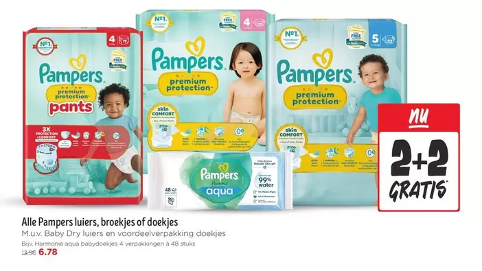 Pampers -  luiers, broekjes of doekjes