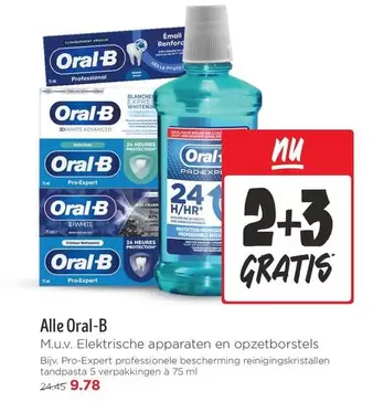 Oral-B - Elektrische apparaten en opzetborstels
