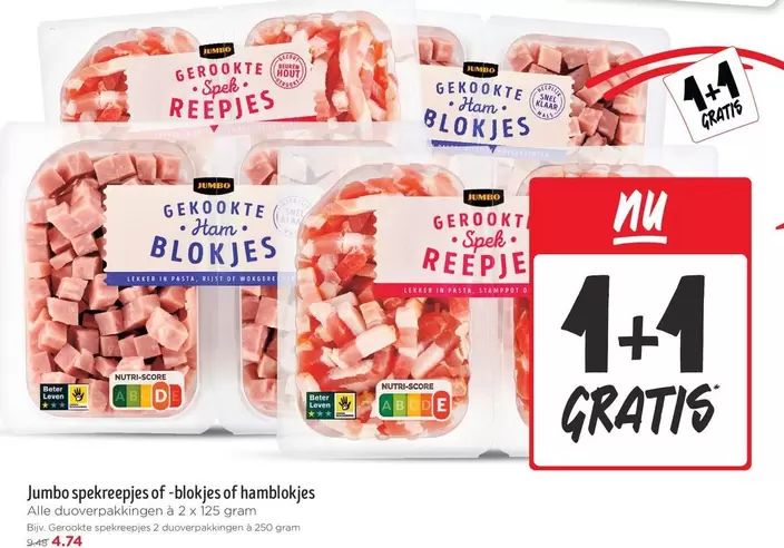 Jumbo - spekreepjes of-blokjes of hamblokjes