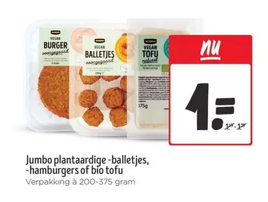 Jumbo - Burger, Balletjes, Tofu
