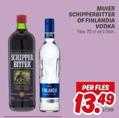 SCHIPPERBITTER OF FINLANDIA VODKA