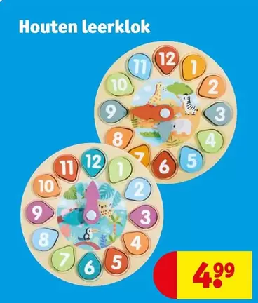 Houten leerklok