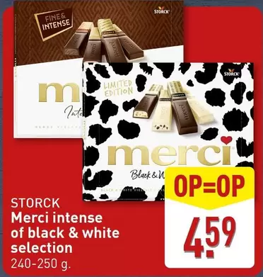 White - Merci intense of black & white selection
