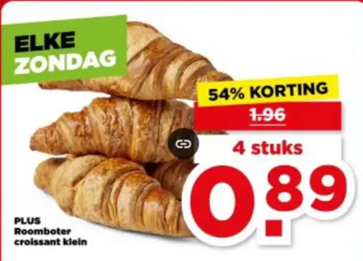 Roomboter croissant klein
