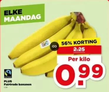 Fairtrade bananen