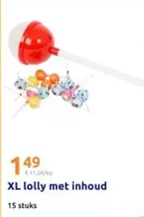XL lolly met inhoud