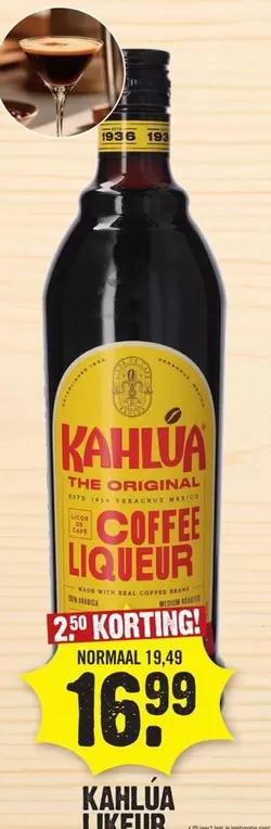 De - KAHLÚA LIKEUR