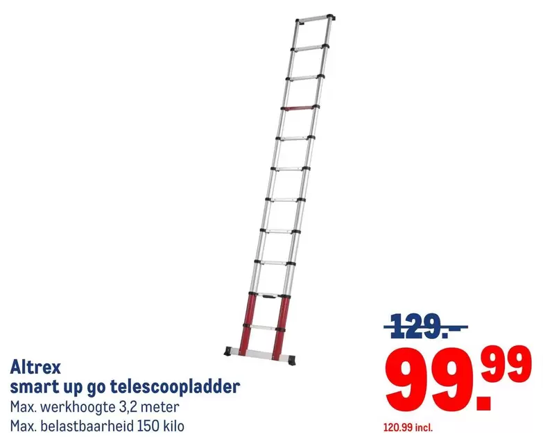 Smart - Up Go Telescoopladder