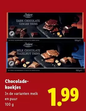 Deluxe - Chocolade-koekjes