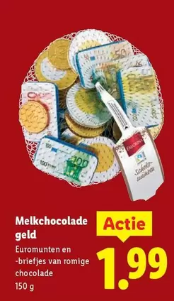 Melkchocolade geld
