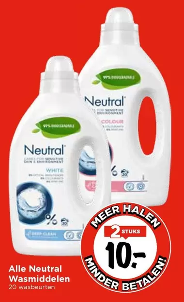 White - Alle Neutral Wasmiddelen