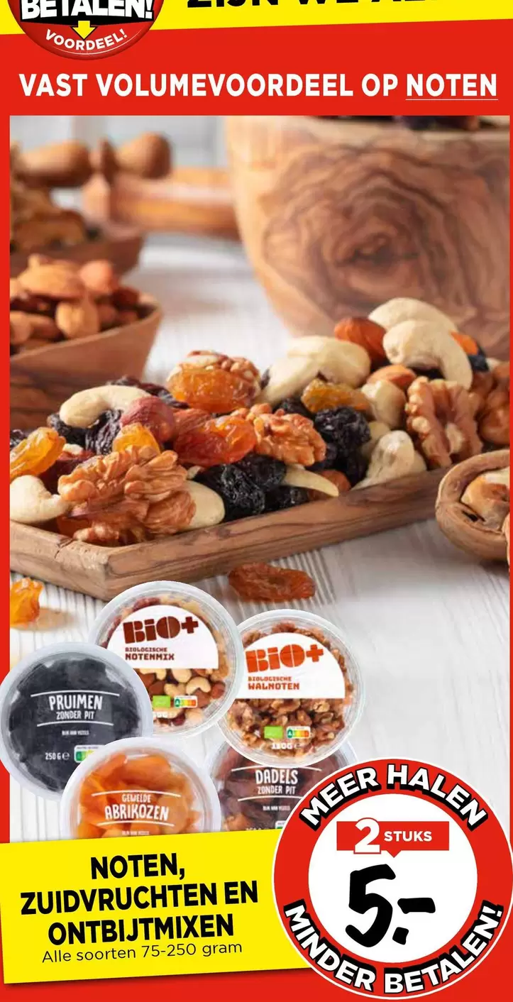 Op - NOTEN, ZUIDVRUCHTEN EN ONTBIJTMIXEN
