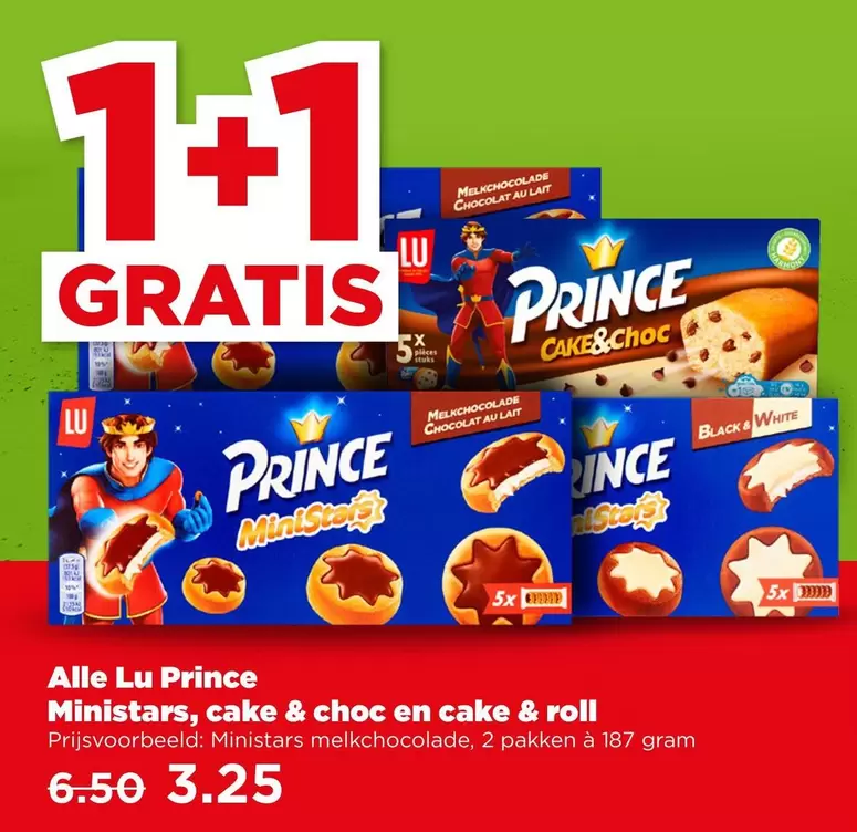 Prince - Ministars, cake & choc en cake & roll