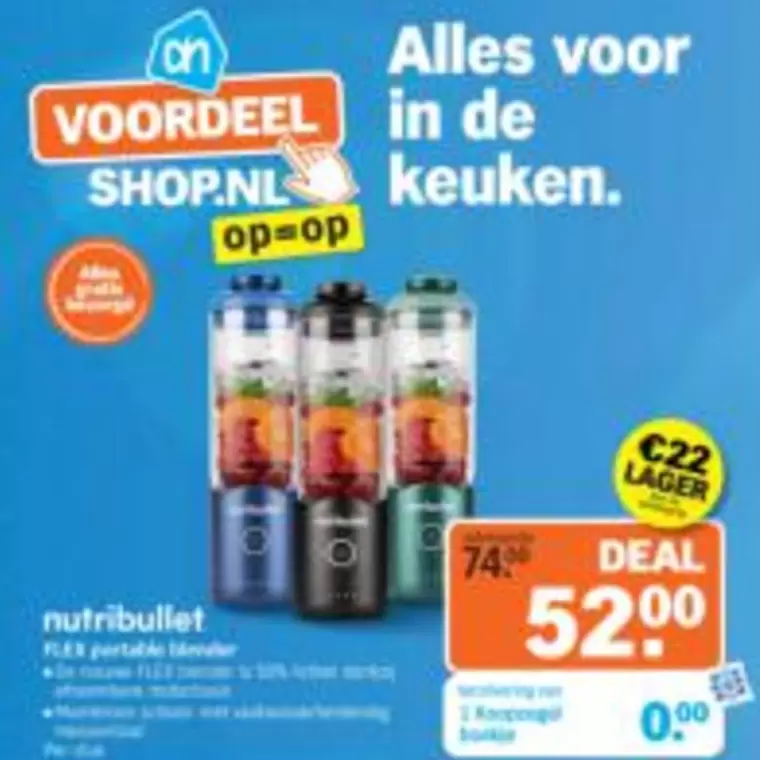 De - nutribullet FLEX portable blender