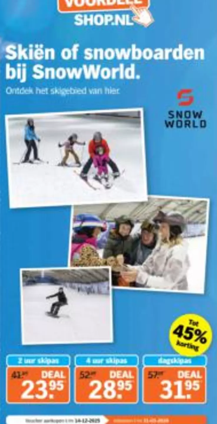 Skiën of snowboarden