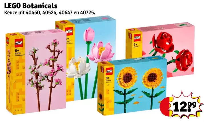 Lego - Botanicals 40460, 40524, 40647 en 40725