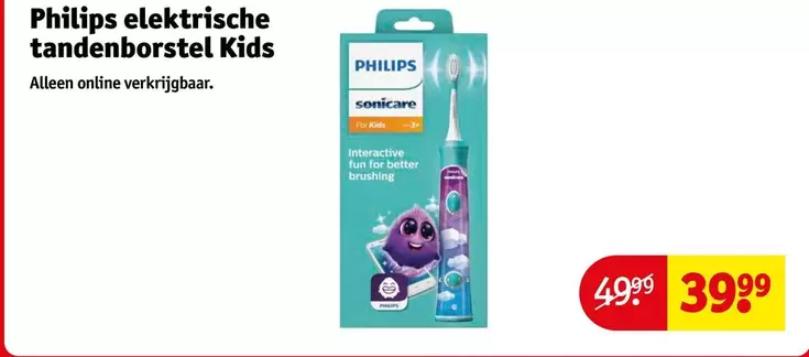 Philips - elektrische tandenborstel Kids