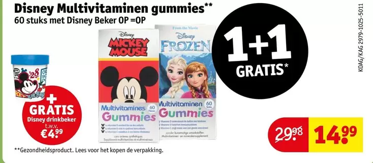 Disney - Multivitaminen gummies