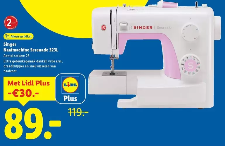 Singer - Naaimachine Serenade 323L