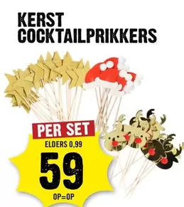 KERST COCKTAILPRIKKERS