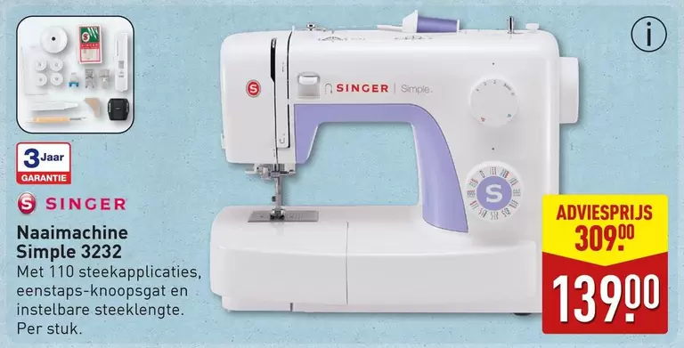 Singer - Naaimachine Simple 3232