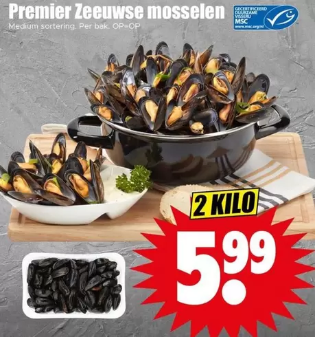 Medium - Zeeuwse mosselen