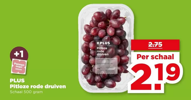 Pitloze rode druiven