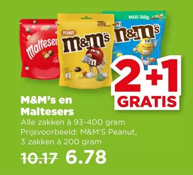 M&M's -  en Maltesers