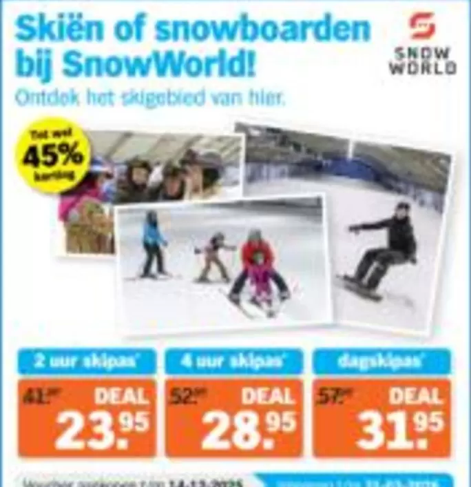Skiën of snowboarden