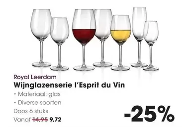 Royal - Wijnglazenserie l'Esprit du Vin