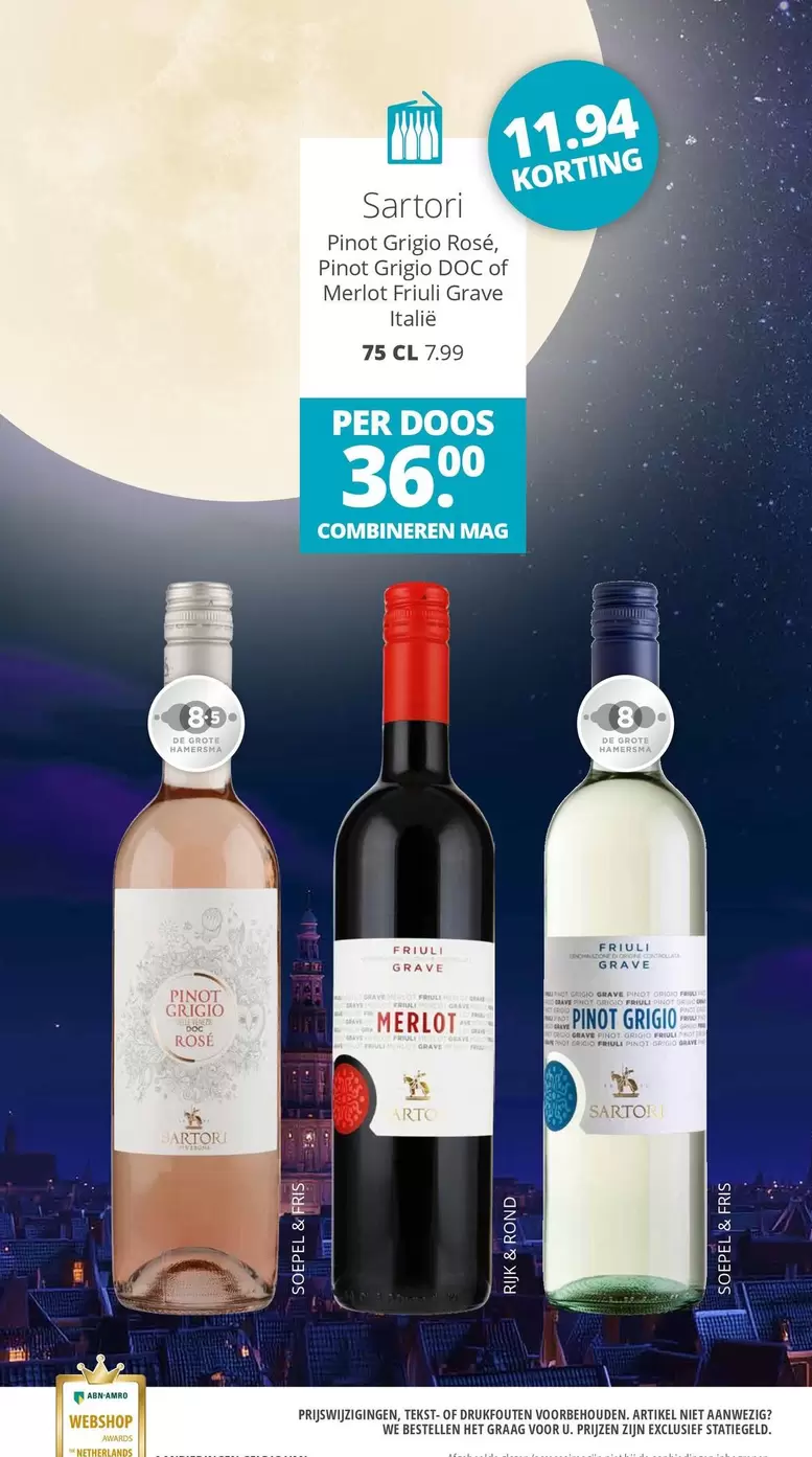 WE - Pinot Grigio Rosé, Pinot Grigio DOC of Merlot Friuli Grave