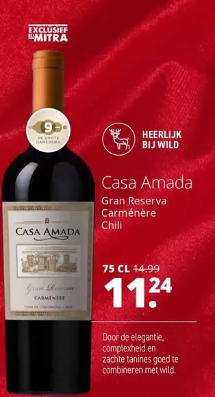 De - Gran Reserva Carménère Chili