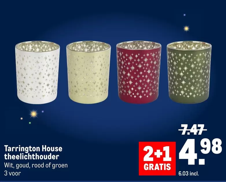 House - Theelichthouder