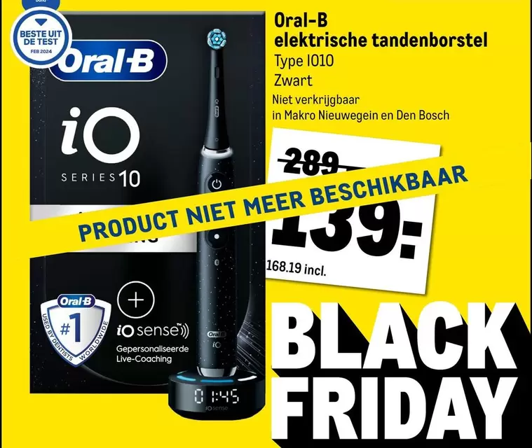 Oral-B - elektrische tandenborstel Type 1010