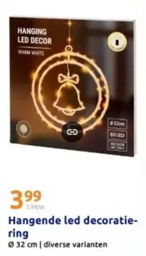 White - Hangende led decoratie-ring