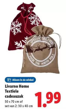 De - Textiele cadeauzak