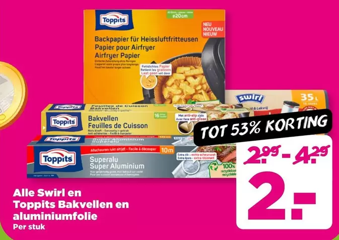 De - Bakvellen en aluminiumfolie