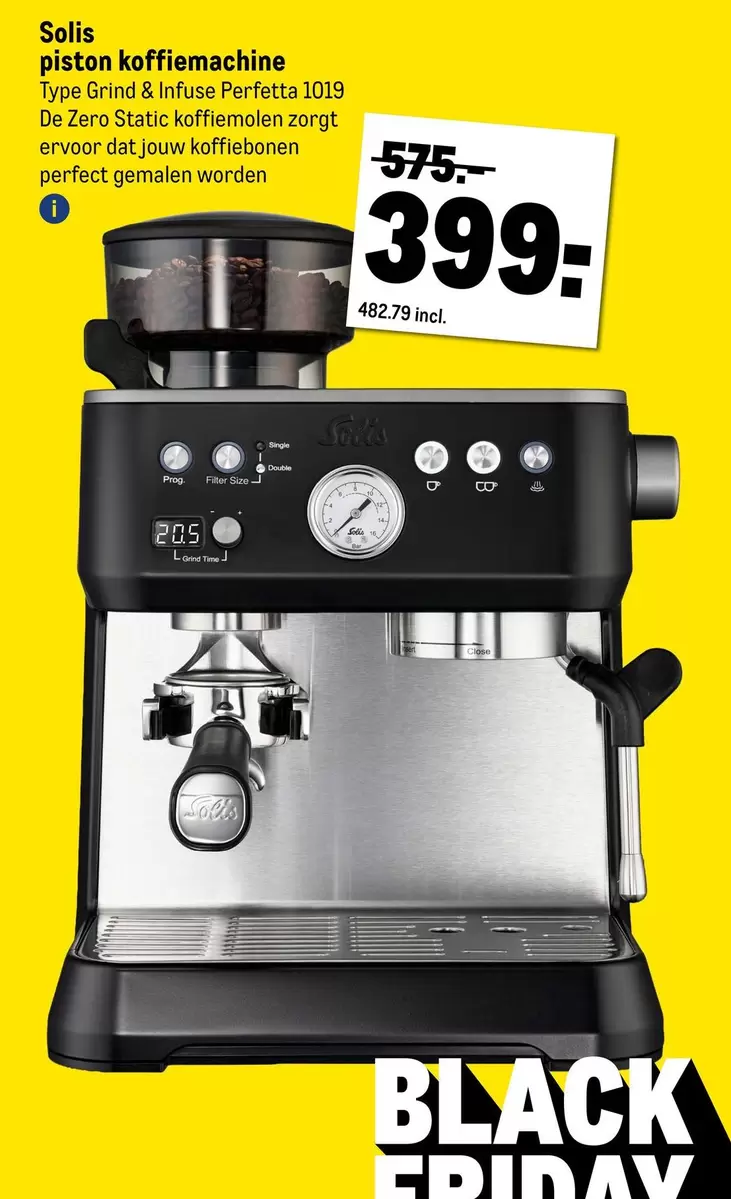 De - Piston Koffiemachine